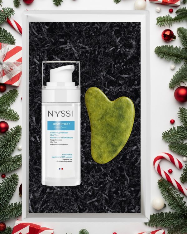 19 Coffret cadeau Sérum Hydra+ rechargeable – Gua Sha offert